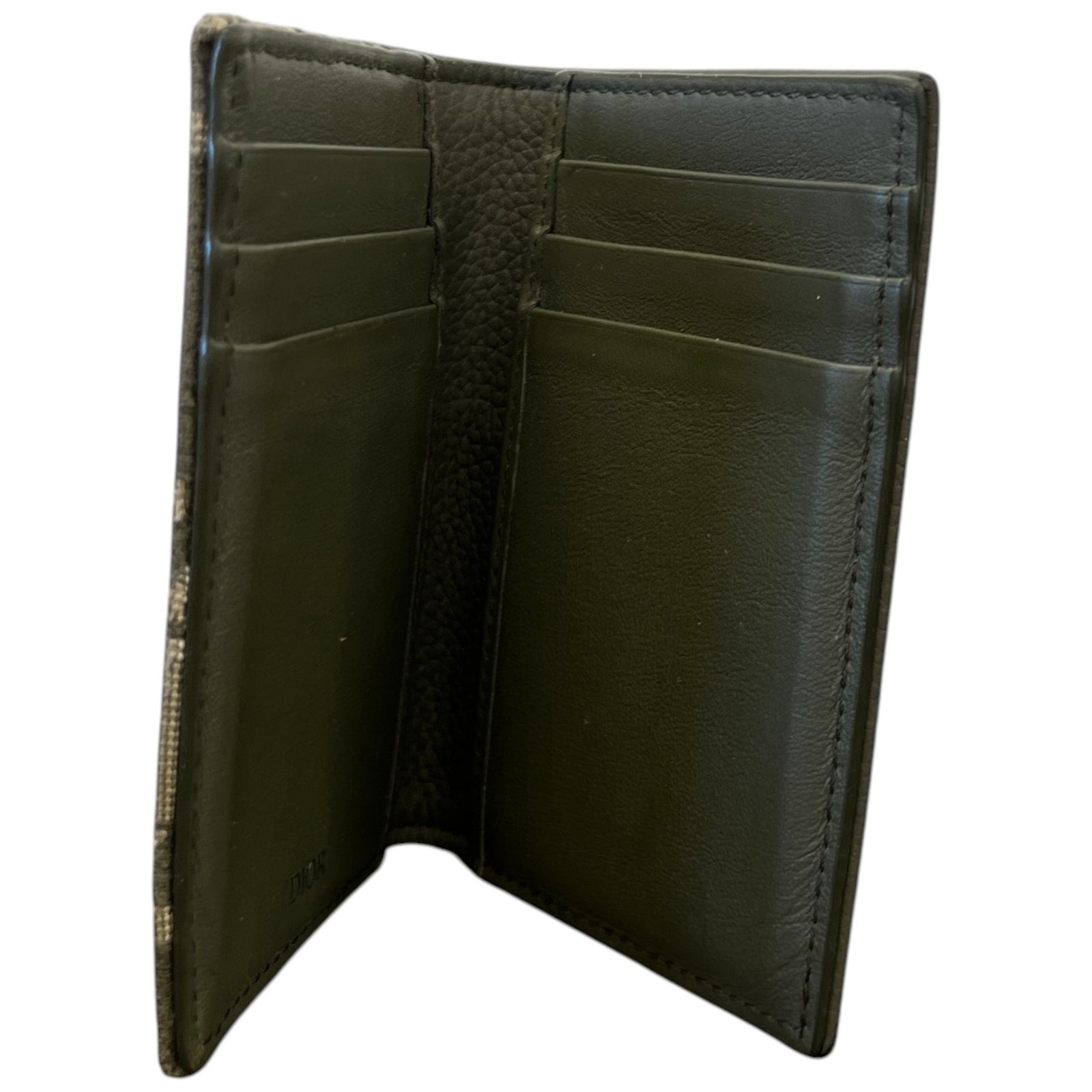 Men's Saddle Bifold Card Holder Green - Photo 6
