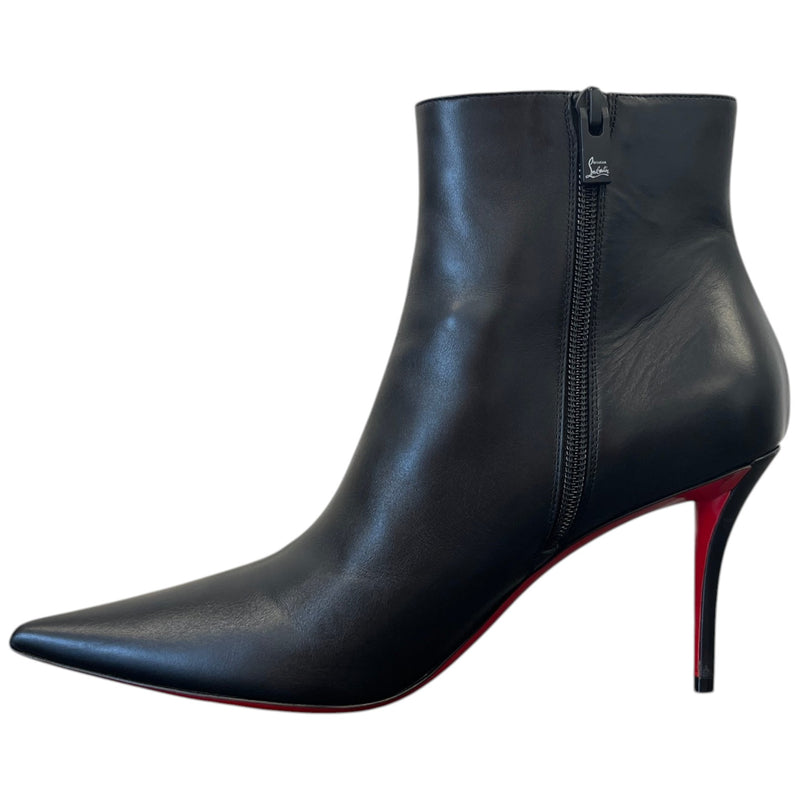 Women's Miss Z Leather Ankle Boots Black Size EU 39.5 / UK 6.5