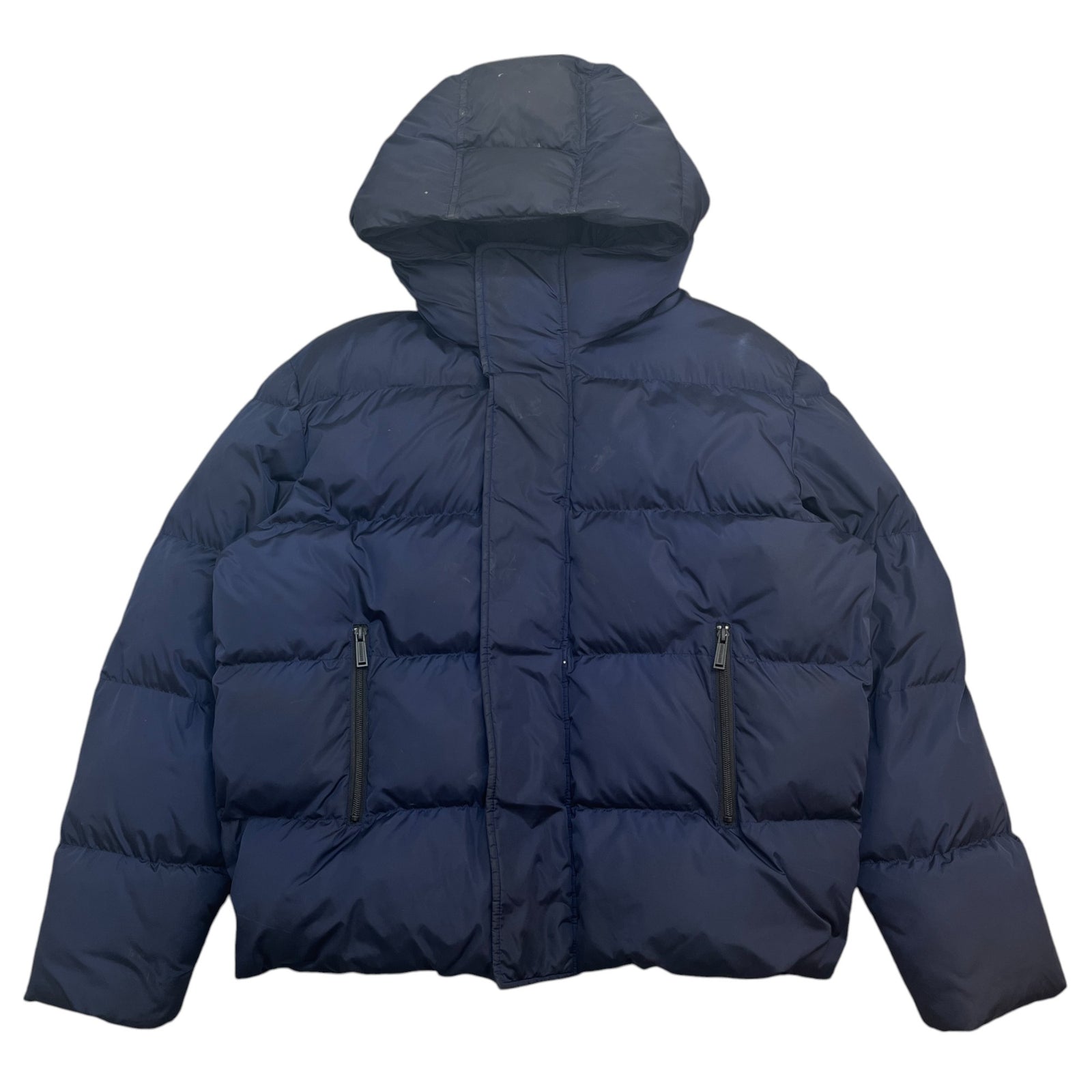 Men's Logo Down Jacket Navy Size Age 16 - Photo 1