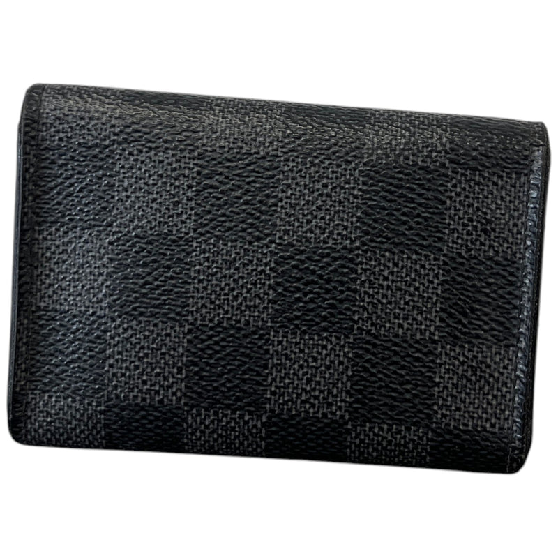 Men's Damier Graphite Key Holder Keyring Black