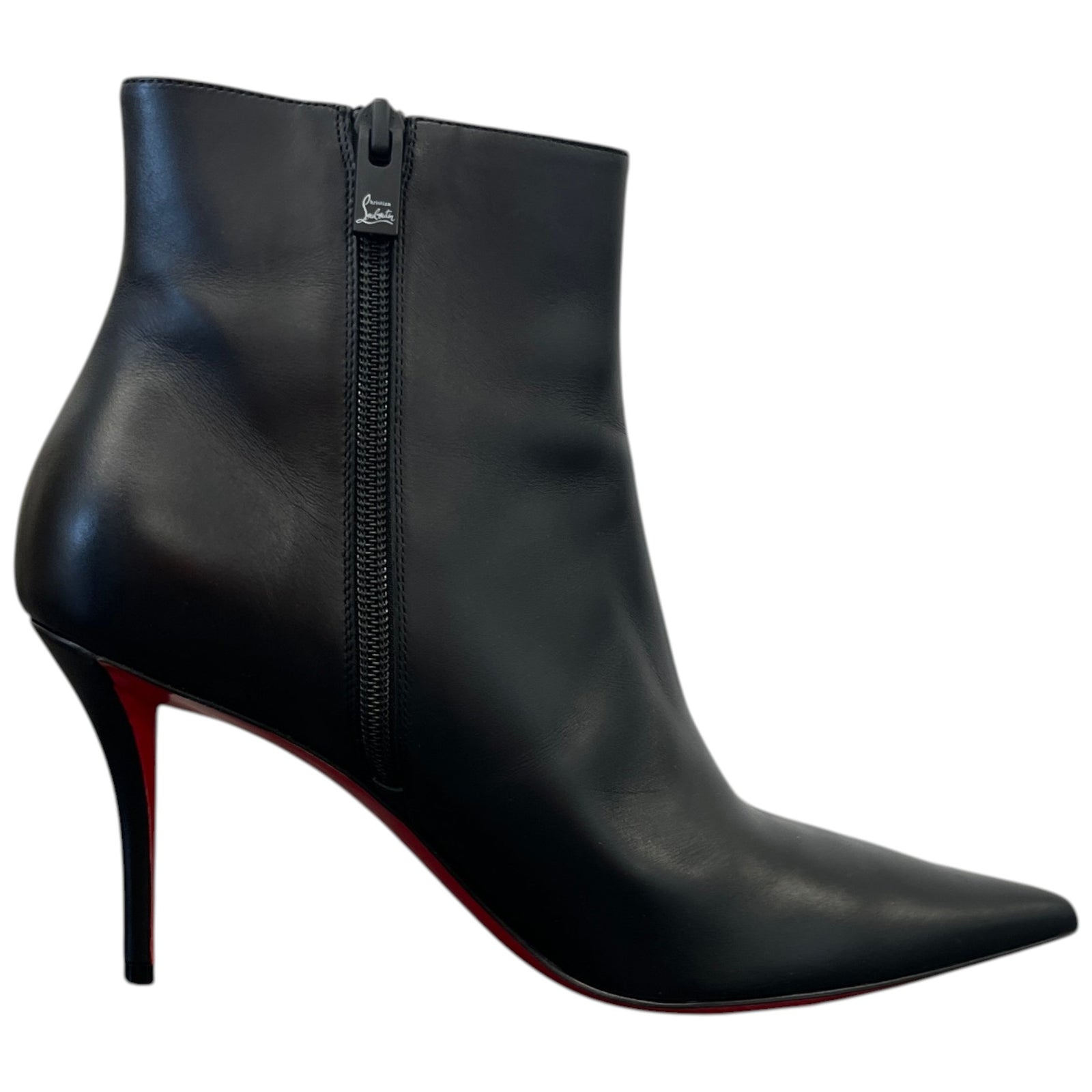 Women's Miss Z Leather Ankle Boots Black Size EU 39.5 / UK 6.5 - Photo 4