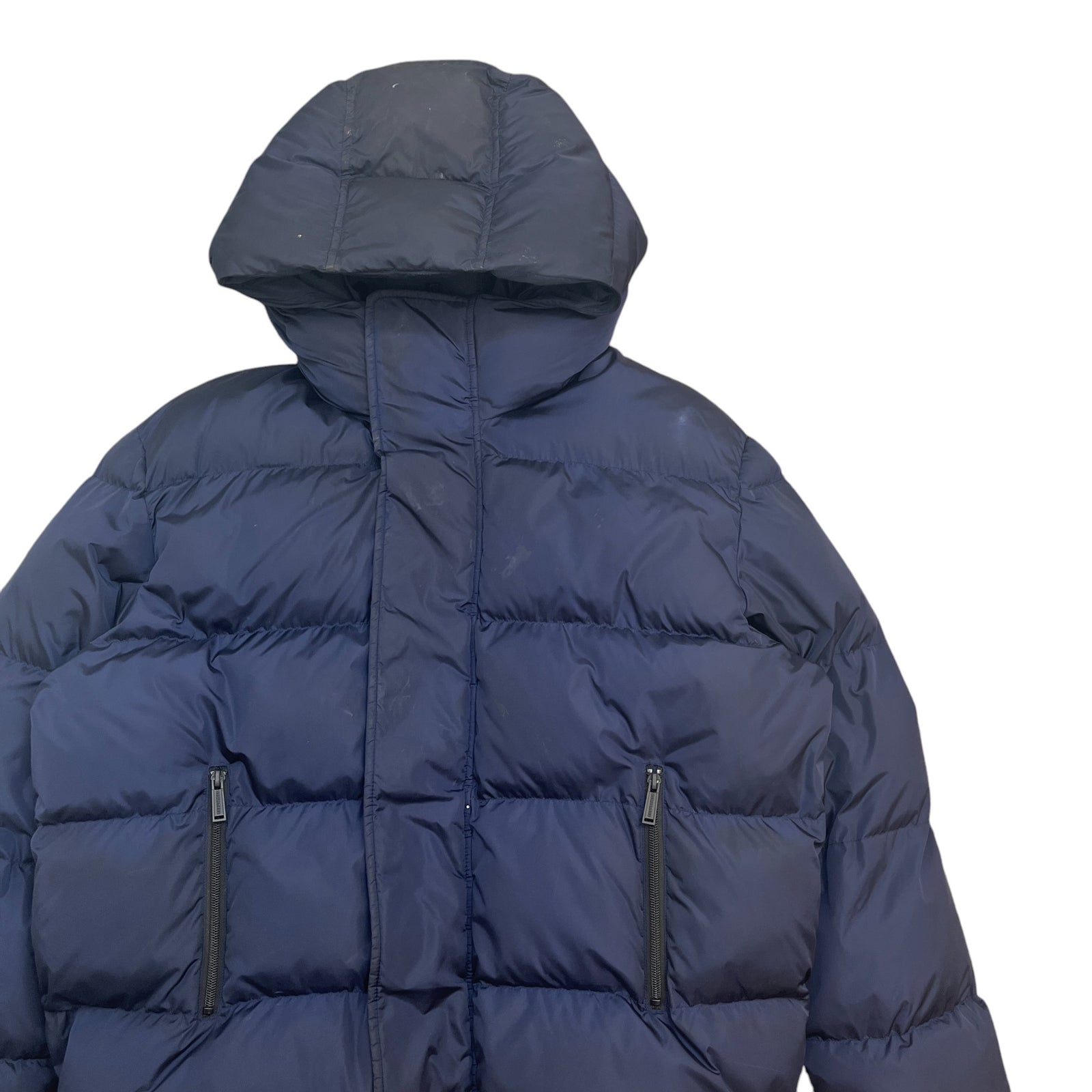 Men's Logo Down Jacket Navy Size Age 16 - Photo 3