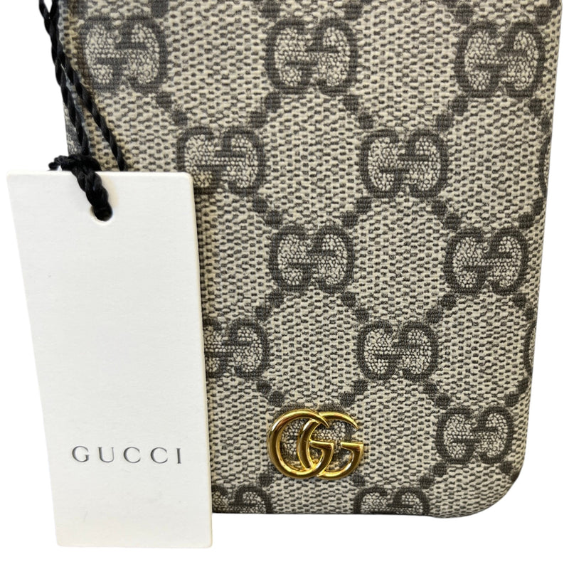 Women's GG Supreme Ophidia iPhone 15 Pro Max Phone Case Beige