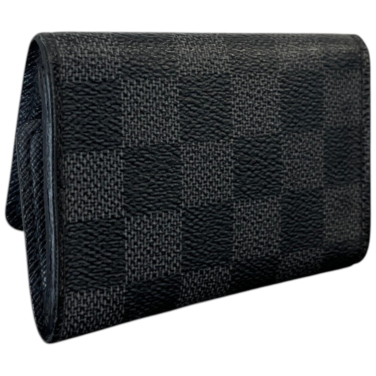 Men's Damier Graphite Key Holder Keyring Black - Photo 5