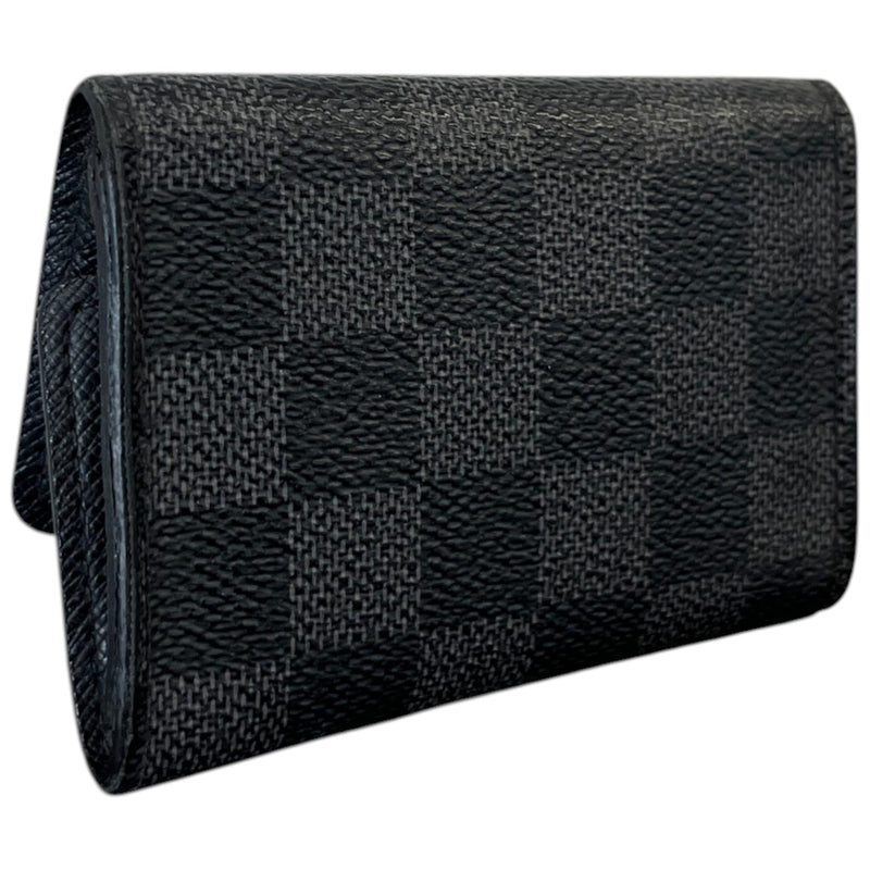 Men's Damier Graphite Key Holder Keyring Black
