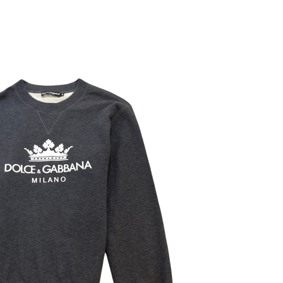 Men's Logo Print Sweatshirt Grey Size M - Photo 3