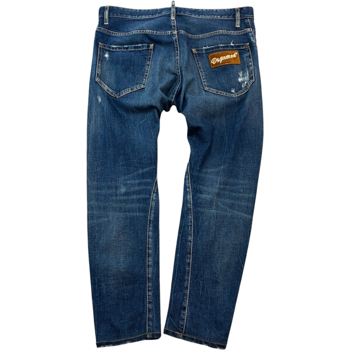 Men's Distressed Jeans Blue Size L / W34 - Photo 2