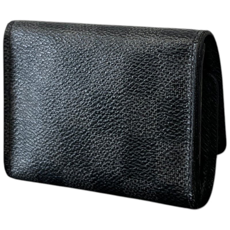 Men's Damier Graphite Key Holder Keyring Black