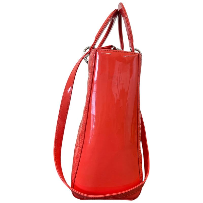 Women's Large Lady Dior Handbag Red