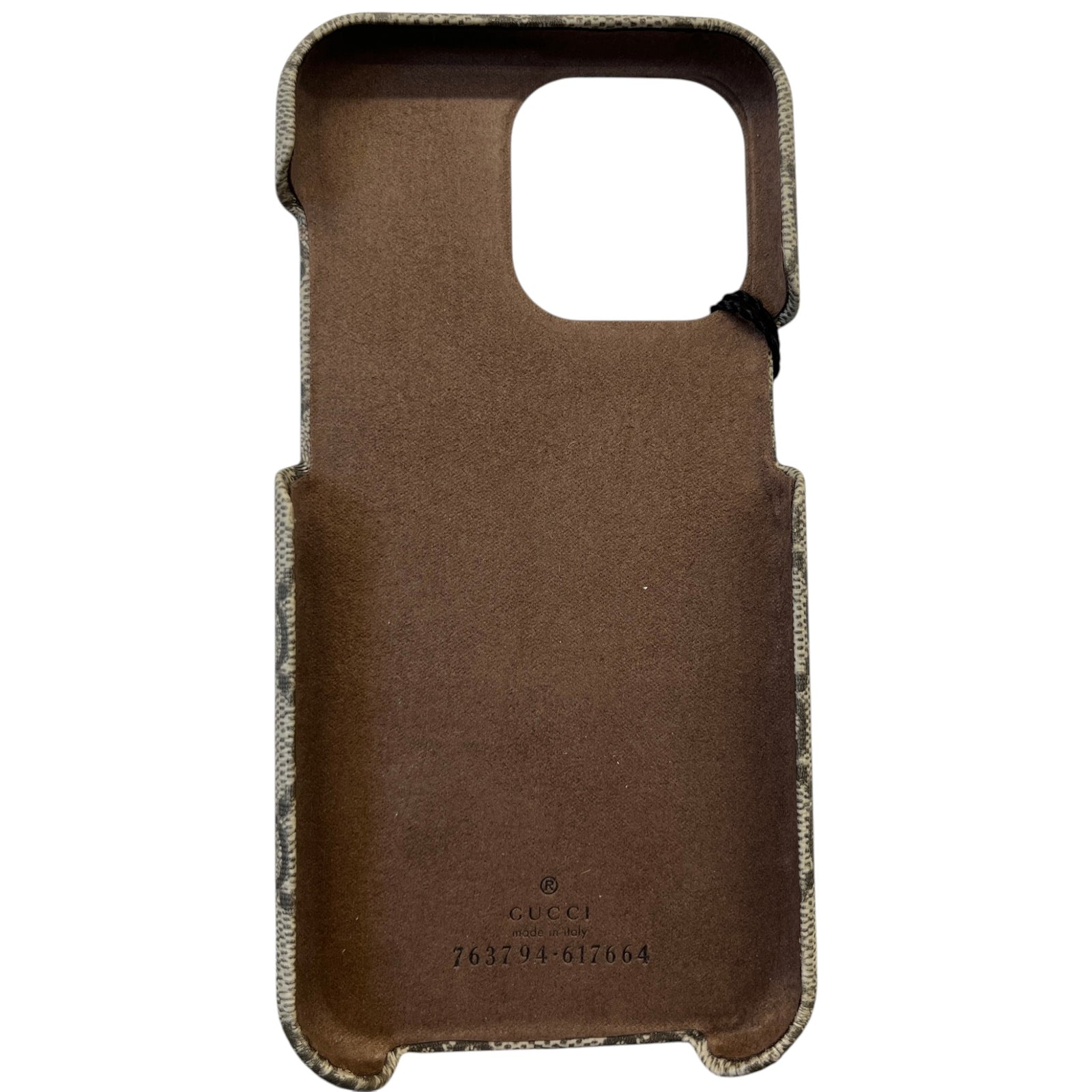 Women's GG Supreme Ophidia iPhone 15 Pro Max Phone Case Beige - Photo 2