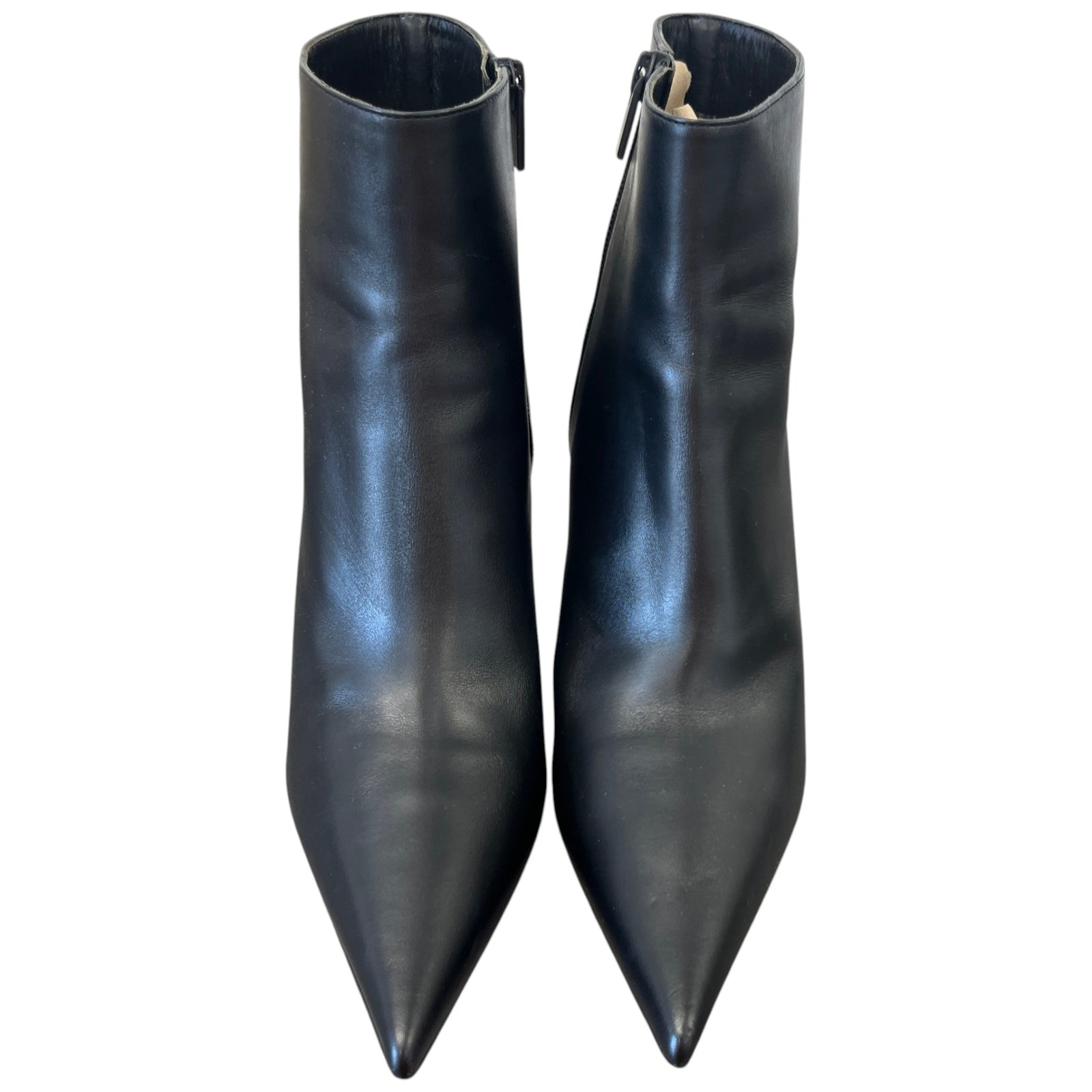 Women's Miss Z Leather Ankle Boots Black Size EU 39.5 / UK 6.5 - Photo 6
