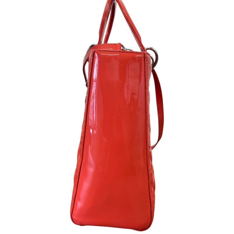 Women's Large Lady Dior Handbag Red