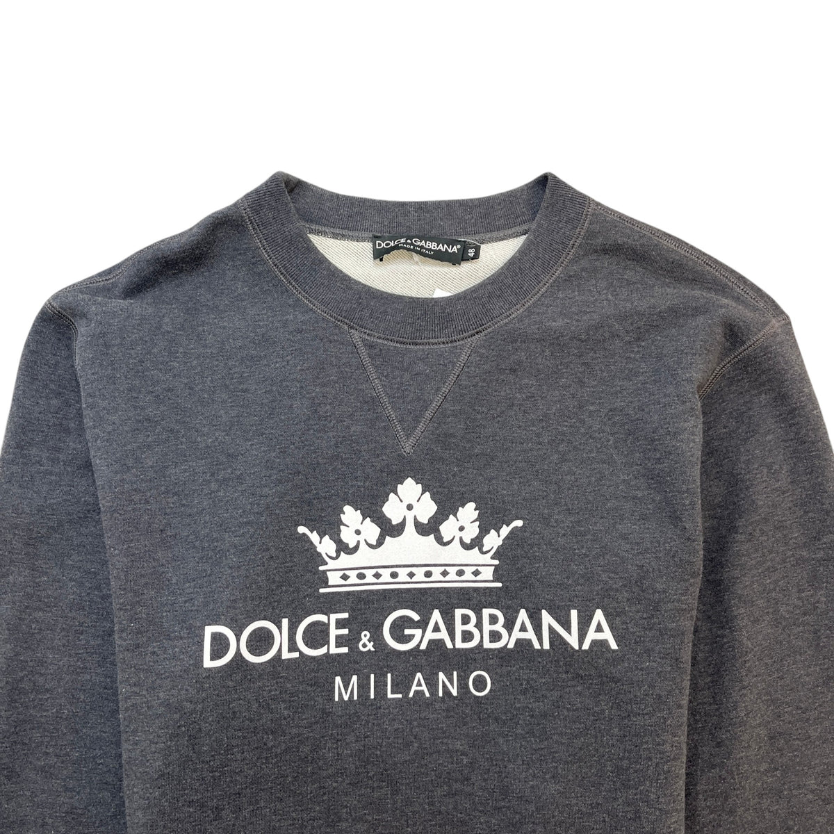 Men's Logo Print Sweatshirt Grey Size M - Photo 5