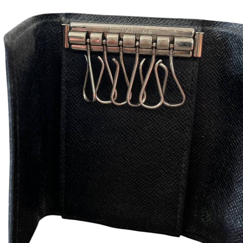 Men's Damier Graphite Key Holder Keyring Black