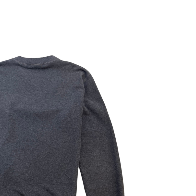 Men's Logo Print Sweatshirt Grey Size M