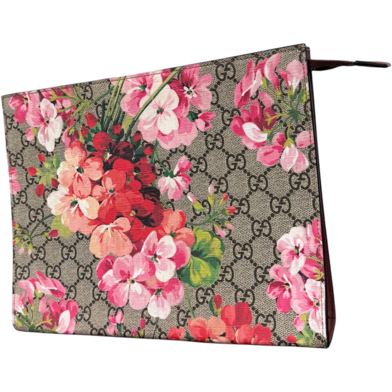 Women's GG Supreme Blossom Clutch Beige