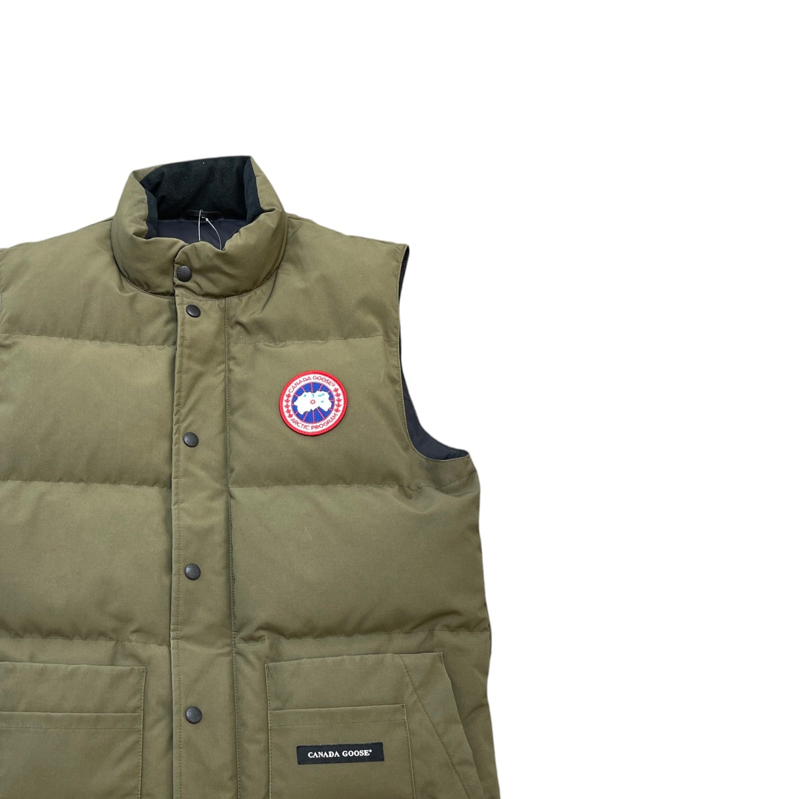 Men's Freestyle Gilet Khaki Size M - Photo 3
