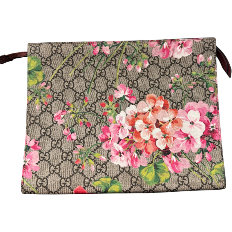 Women's GG Supreme Blossom Clutch Beige
