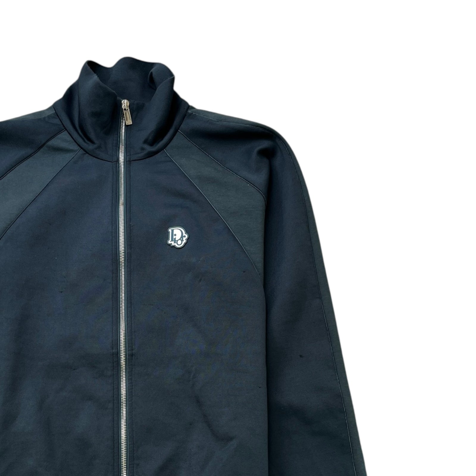 Men's Zip Up Track Jacket Green Size XL - Photo 3