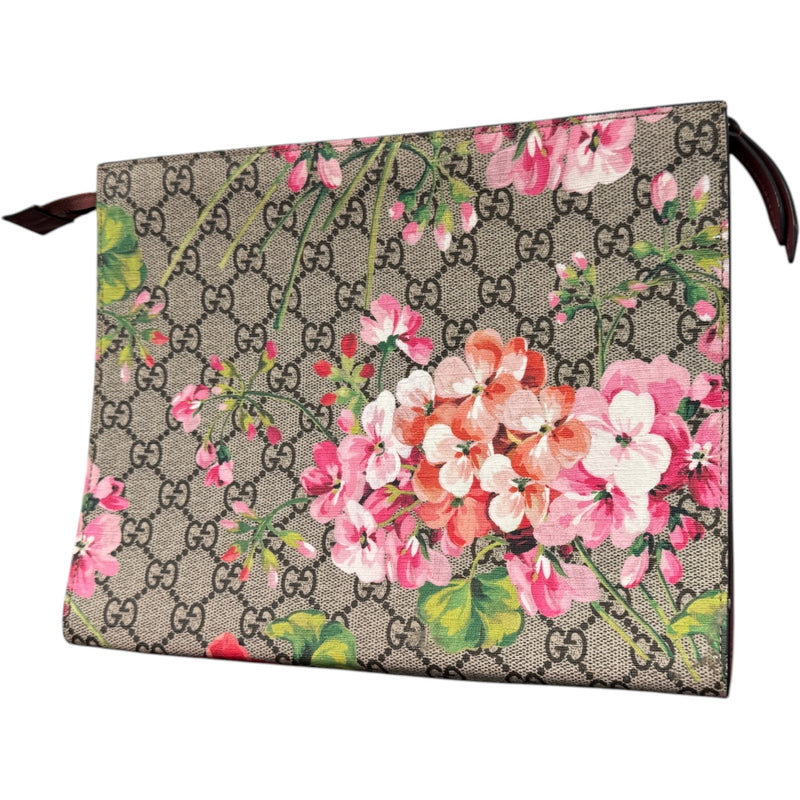 Women's GG Supreme Blossom Clutch Beige