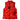 Men's Lvse Padded Monogram Flower Gilet Red Size IT 44 / XS