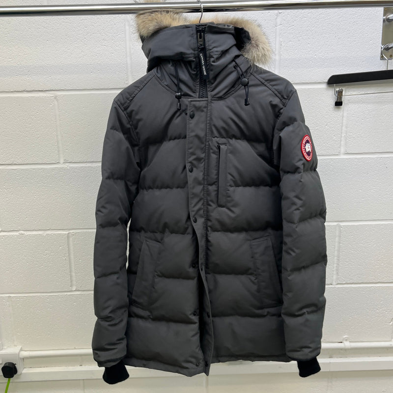 Men's Carson Down Jacket Grey Size M