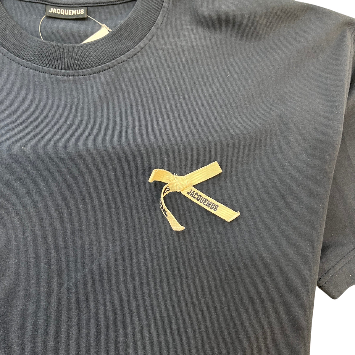 Men's Bow Logo T-Shirt Navy Size XL - Photo 5