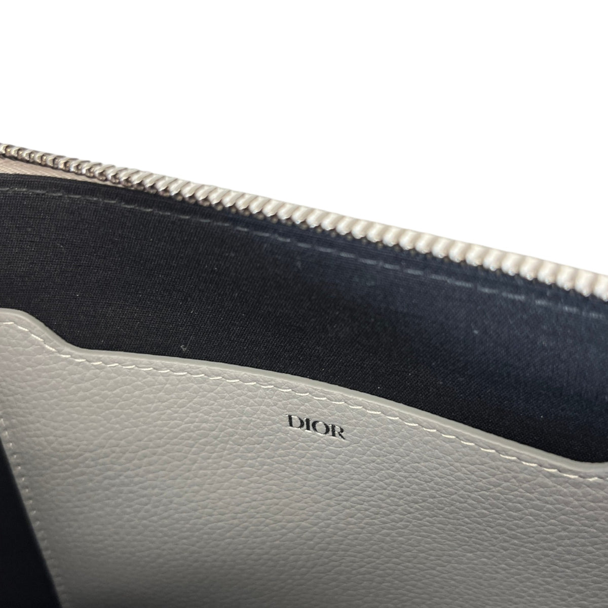 Men's 1947 Embroidered Logo Pouch Grey - Photo 8