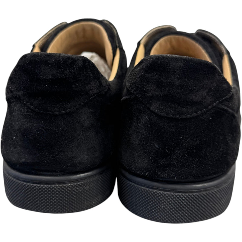 Men's Louis Junior Spikes Flat Low Trainers Black Size UK 5 / EU 39
