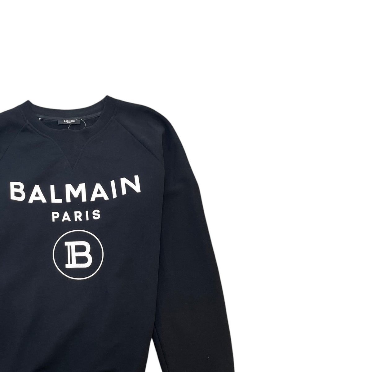 Men's Logo Print Sweatshirt Black Size M - Photo 3