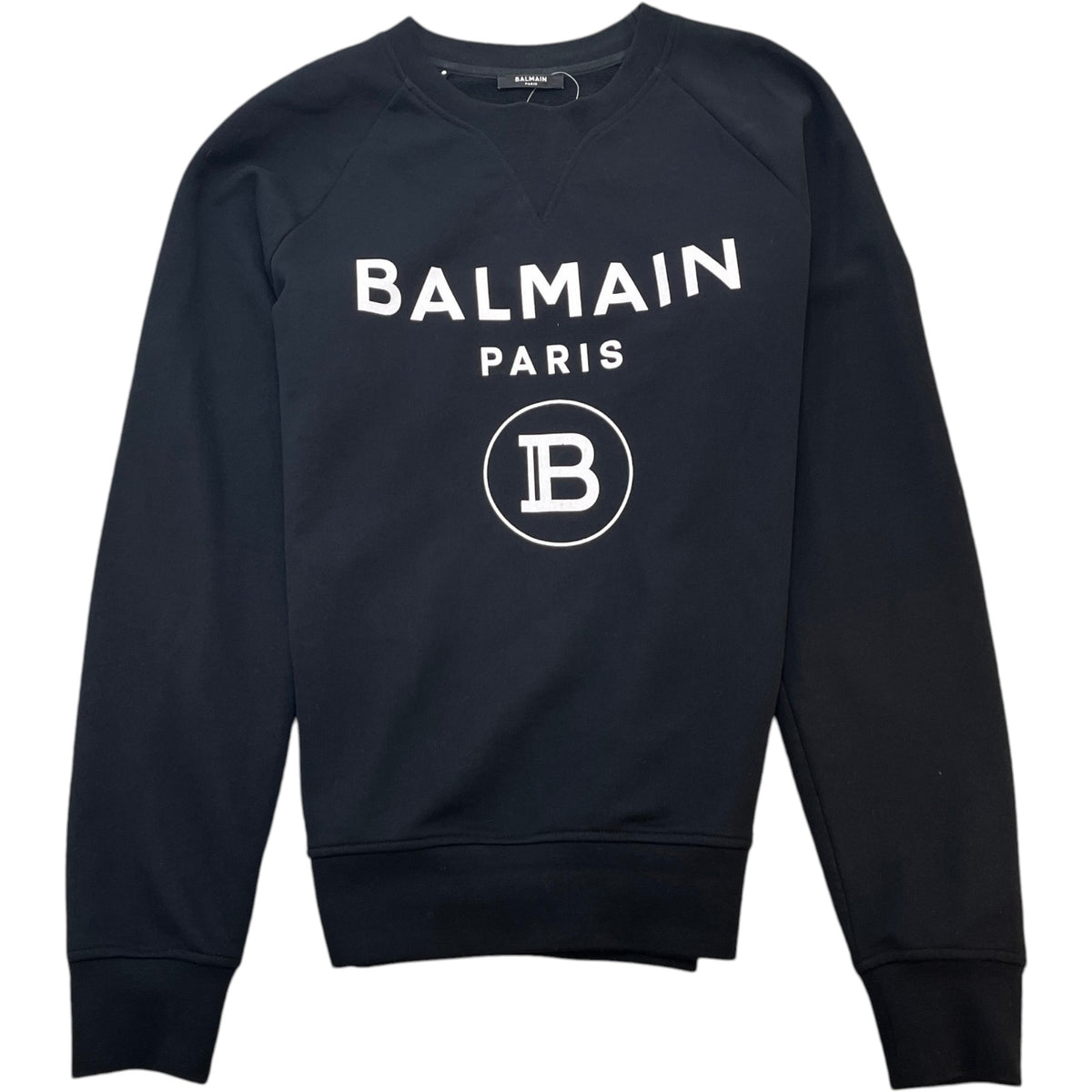 Men's Logo Print Sweatshirt Black Size M - Photo 1
