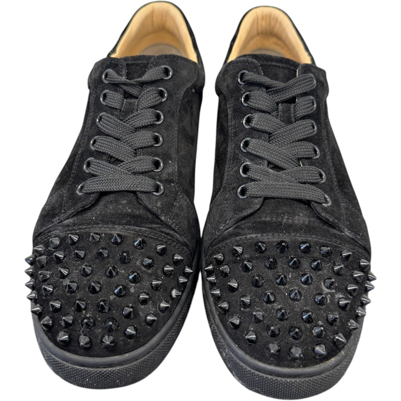 Men's Louis Junior Spikes Flat Low Trainers Black Size UK 5 / EU 39