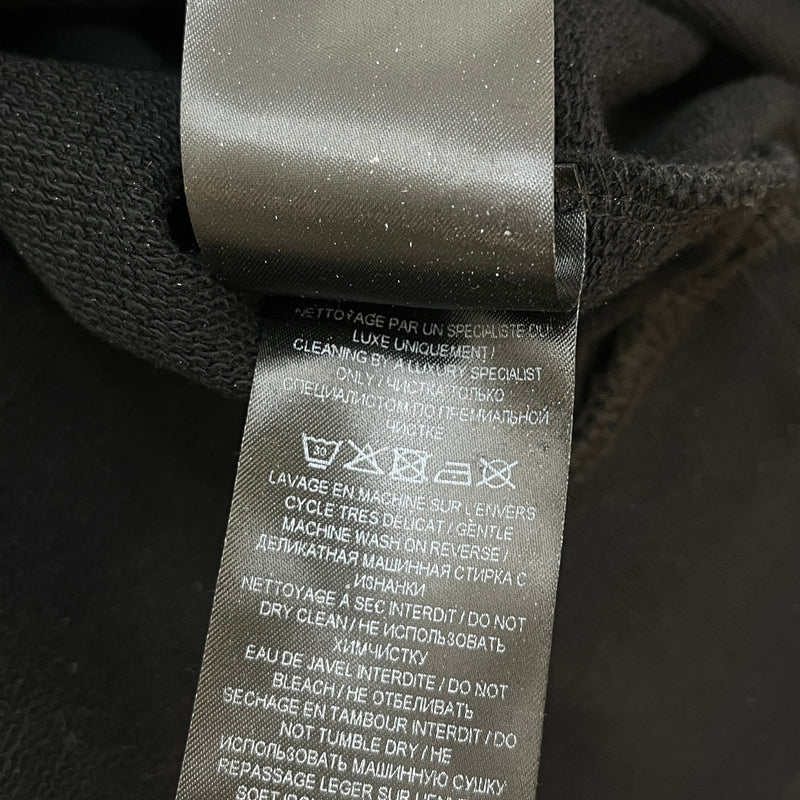 Men's Logo Print Sweatshirt Black Size M