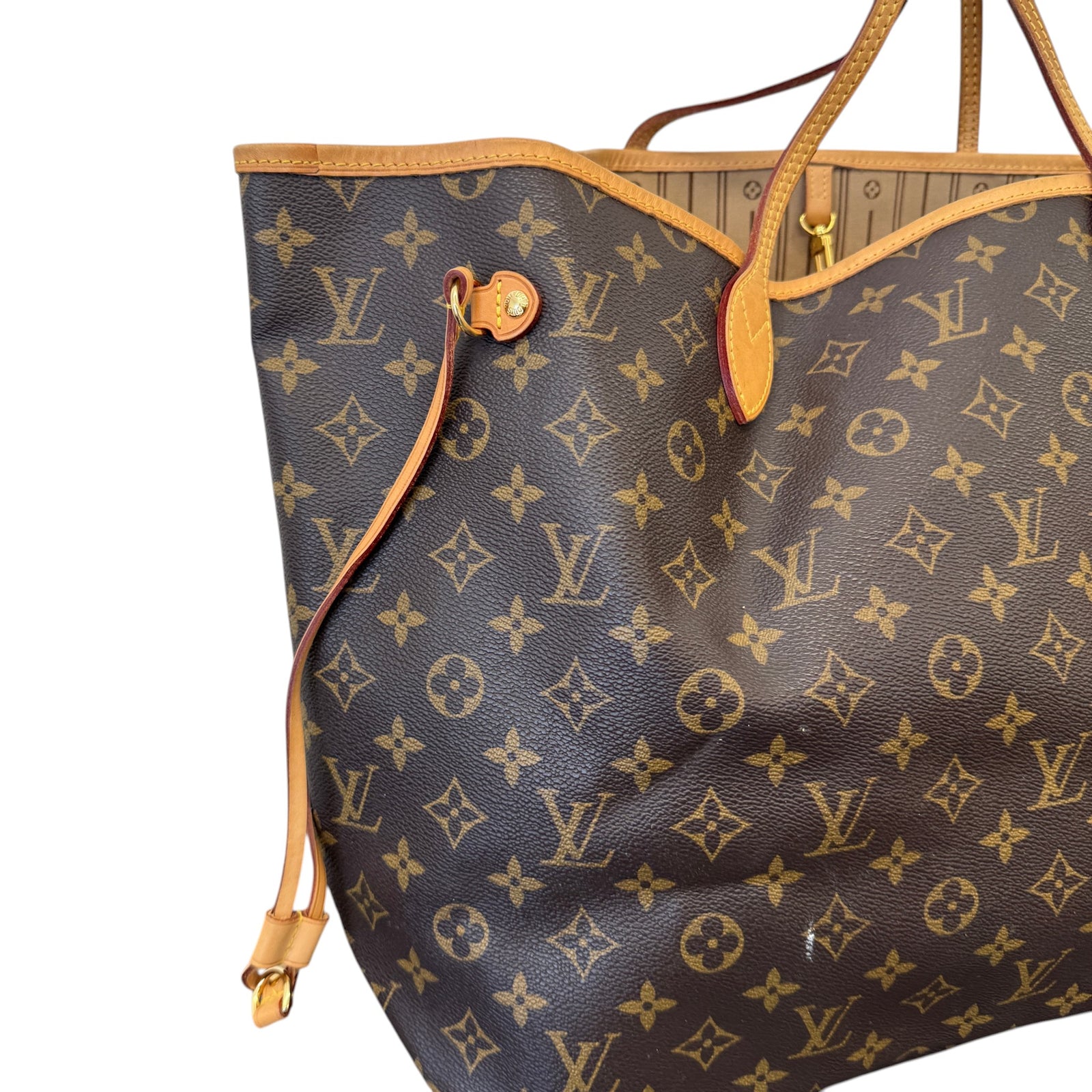 Women's Monogram Neverfull GM Bag Brown - Photo 5