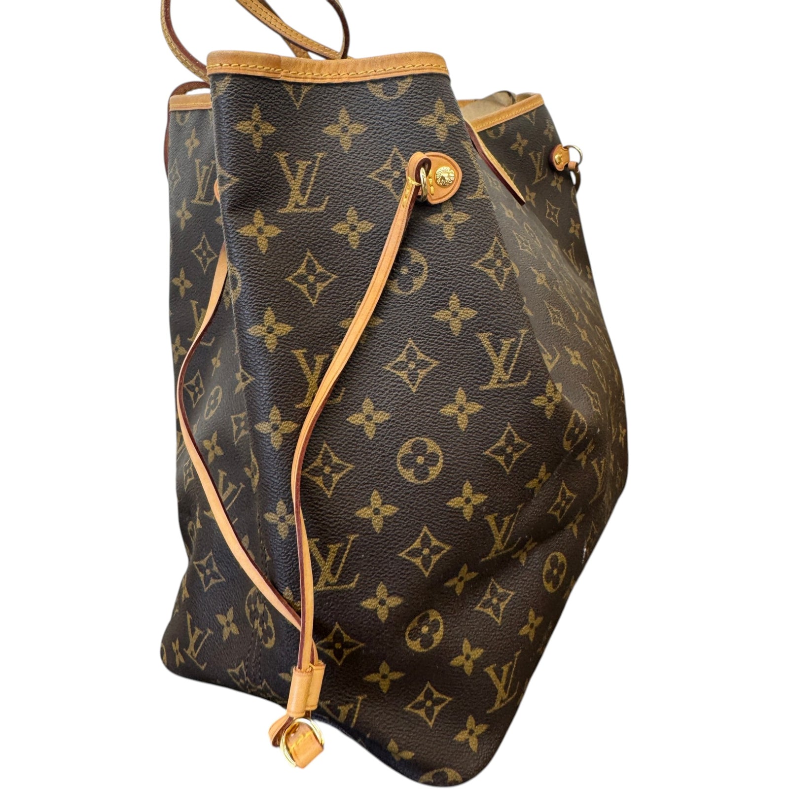 Women's Monogram Neverfull GM Bag Brown - Photo 6