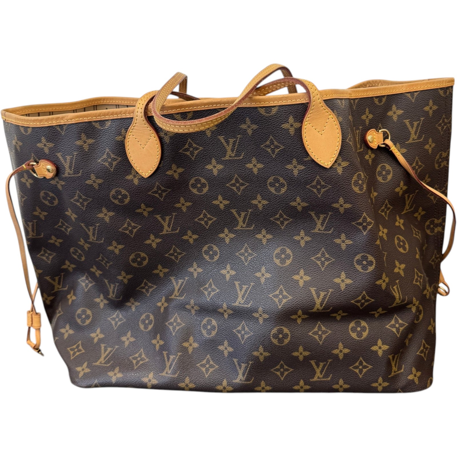 Women's Monogram Neverfull GM Bag Brown - Photo 3