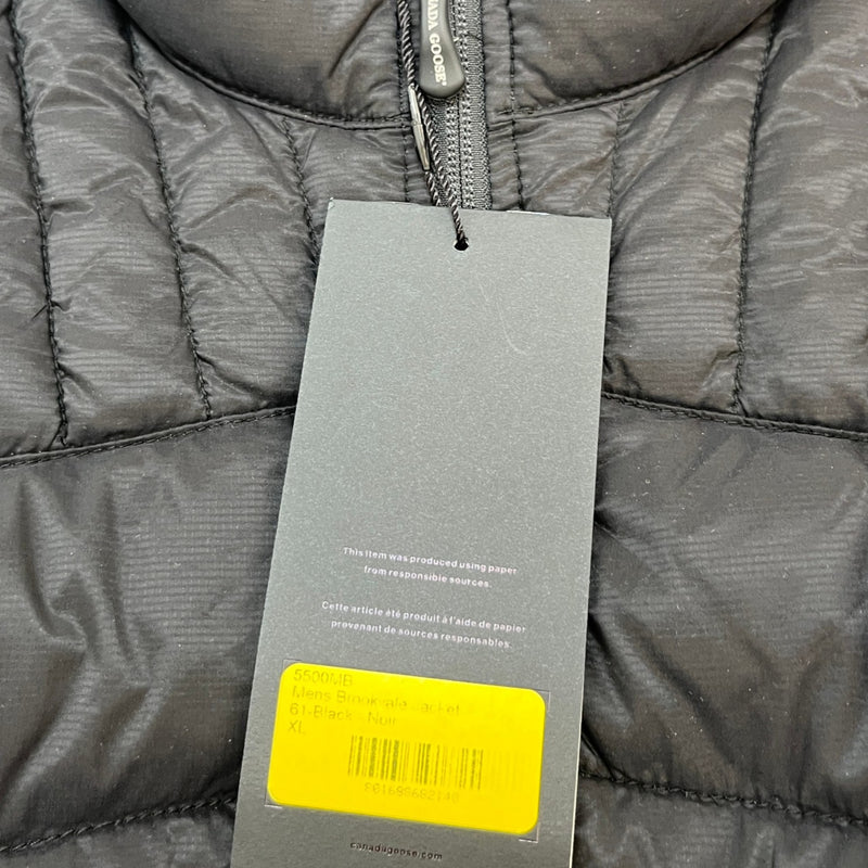Men's Brookvale Down Jacket Black Size XL