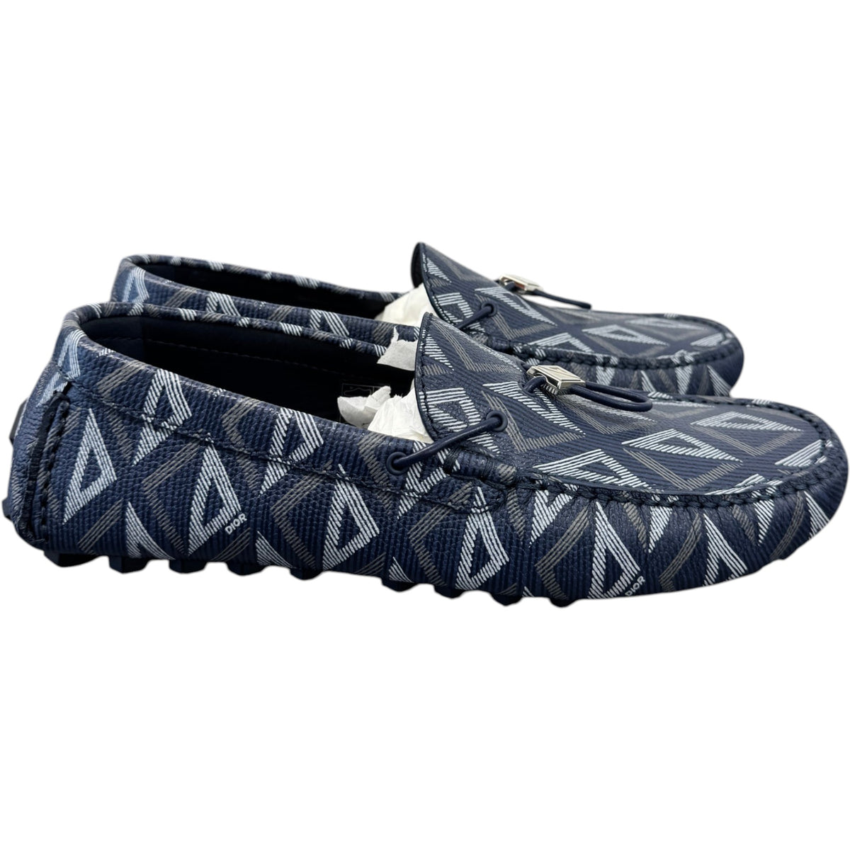 Men's Odeon Driver CD Diamond Loafers Navy Size UK 7 / EU 41 - Photo 8