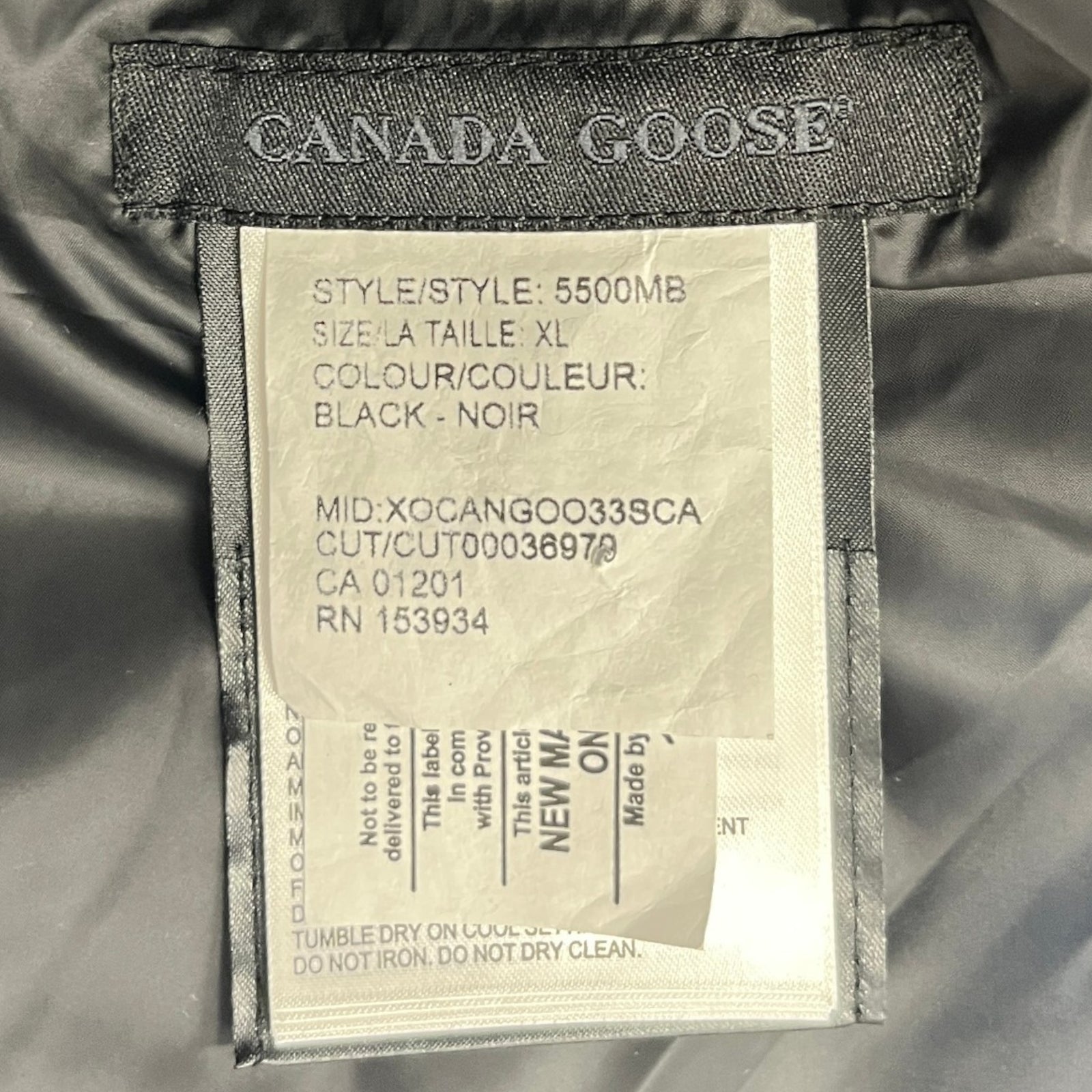 Men's Brookvale Down Jacket Black Size XL - Photo 9