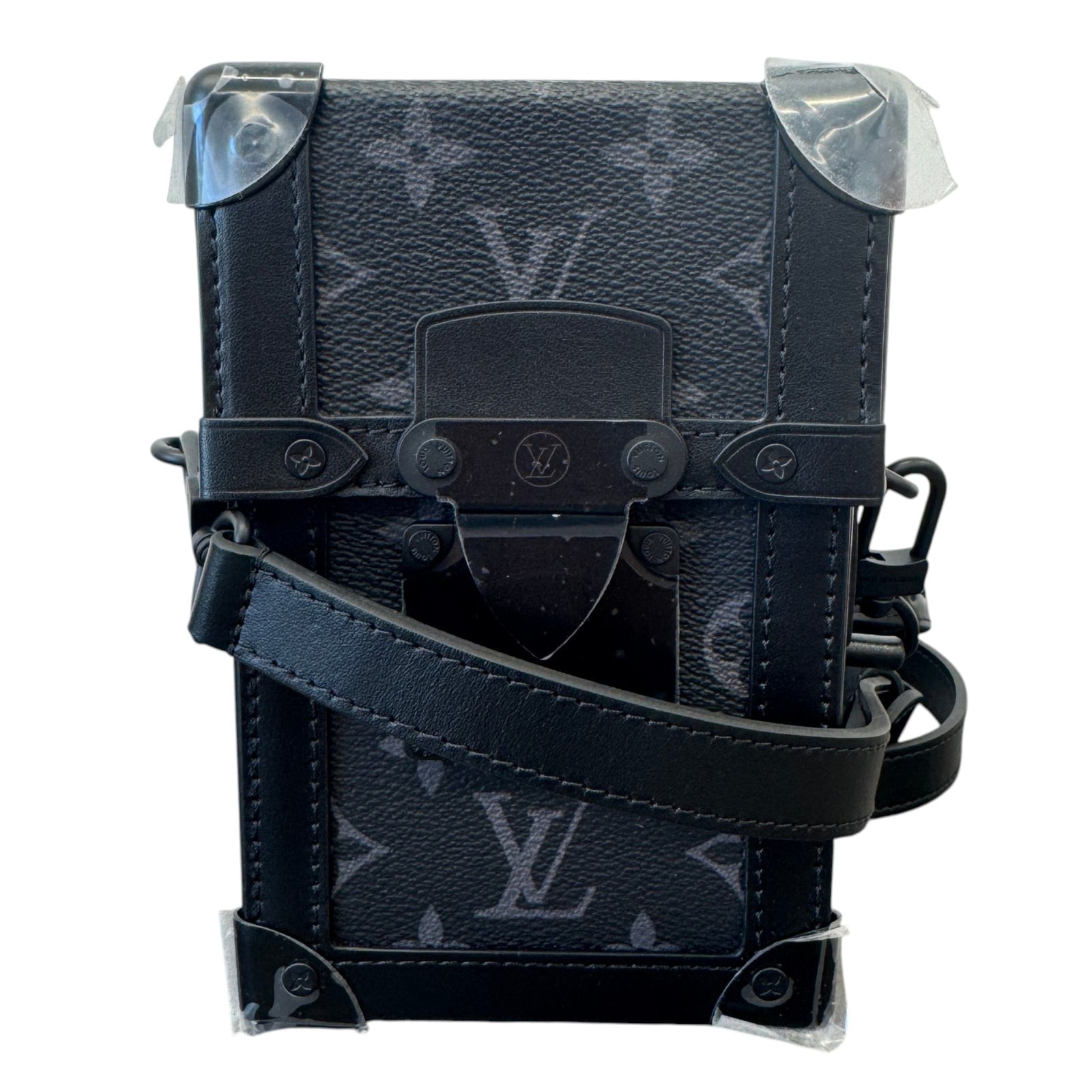 Men's Monogram Eclipse Trunk Messenger Bag Black - Photo 1