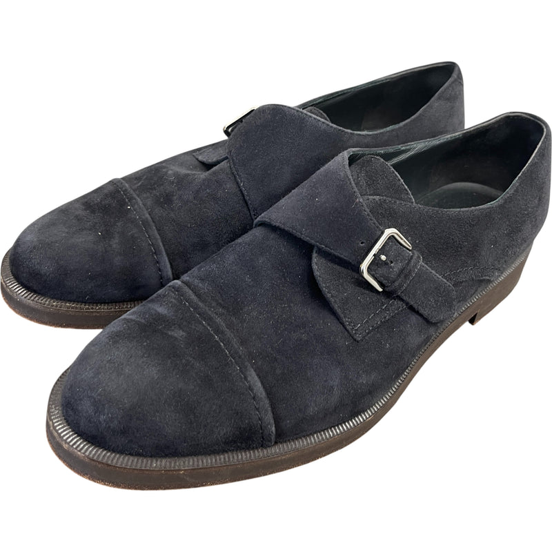 Women's Meryl Monk Strap Suede Loafers Charcoal Size EU 38.5 / UK 5.5