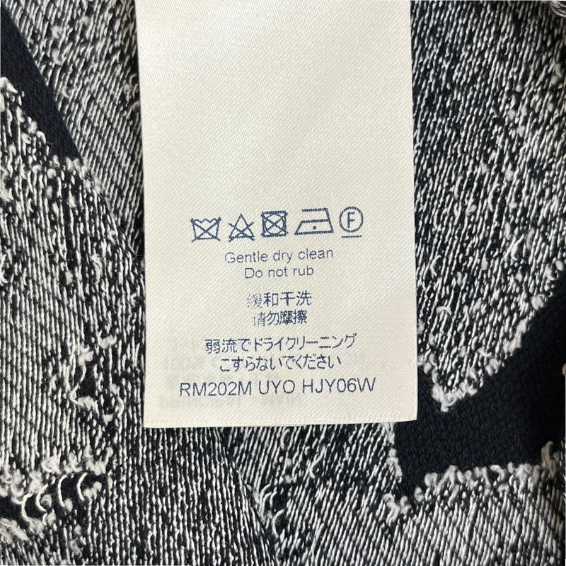 Louis Vuitton Men's Camo Jacquard T-Shirt Grey Size S