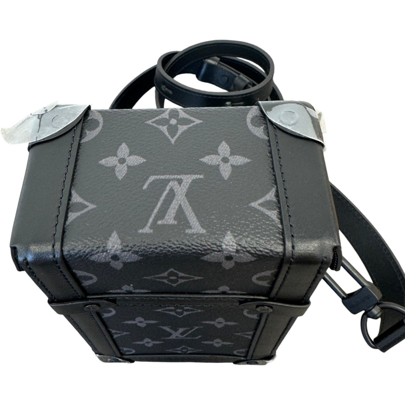 Men's Monogram Eclipse Trunk Messenger Bag Black