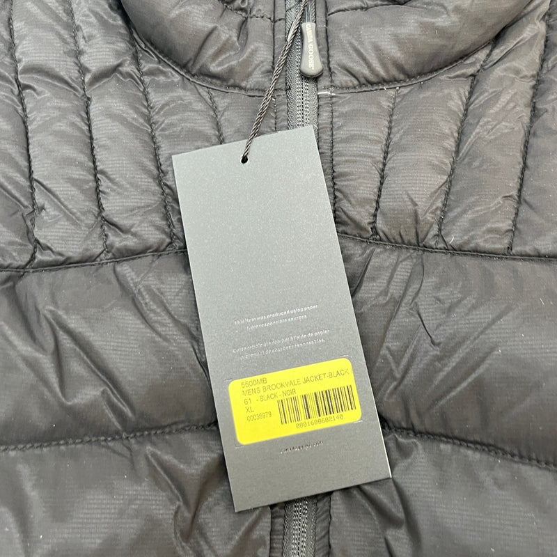 Men's Brookvale Down Jacket Black Size XL