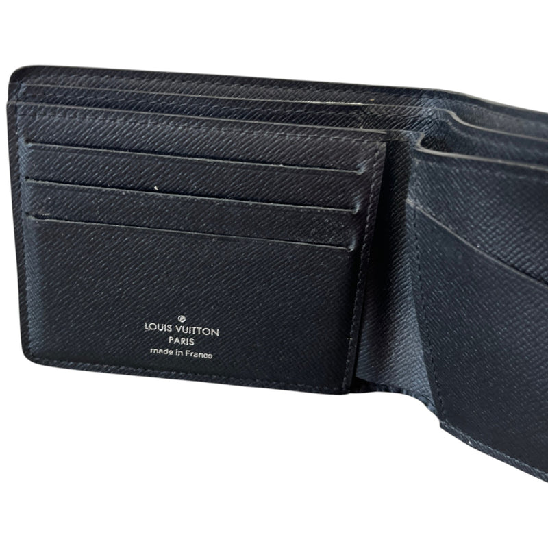 Men's Bifold Embossed Logo Wallet Black