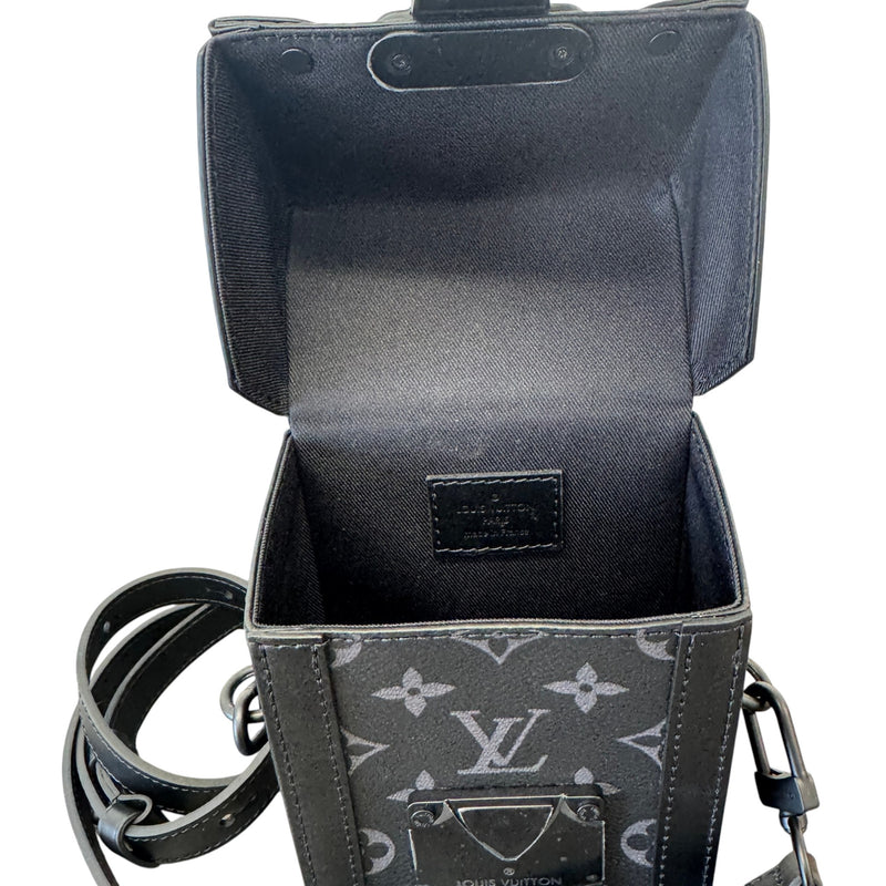 Men's Monogram Eclipse Trunk Messenger Bag Black