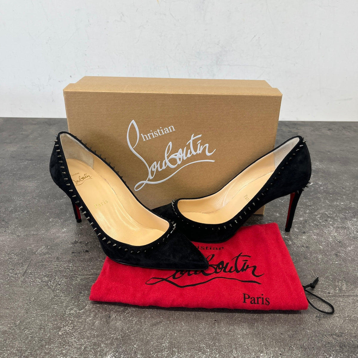 Women's Anjalina 85 Veau Velours Heels Black Size UK 3.5 / EU 36.5 - Photo 10