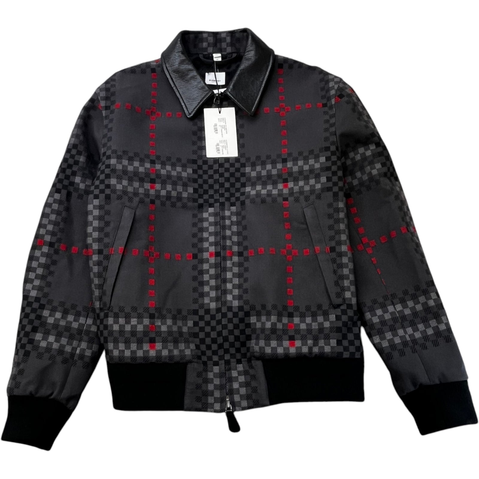 Men's Checkered Jacket Grey Size IT 52 / XL - Photo 1