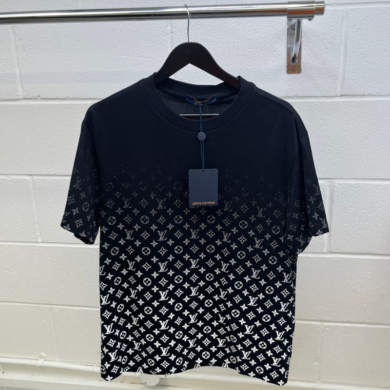 Men's Monogram Gradient T-Shirt Black Size L