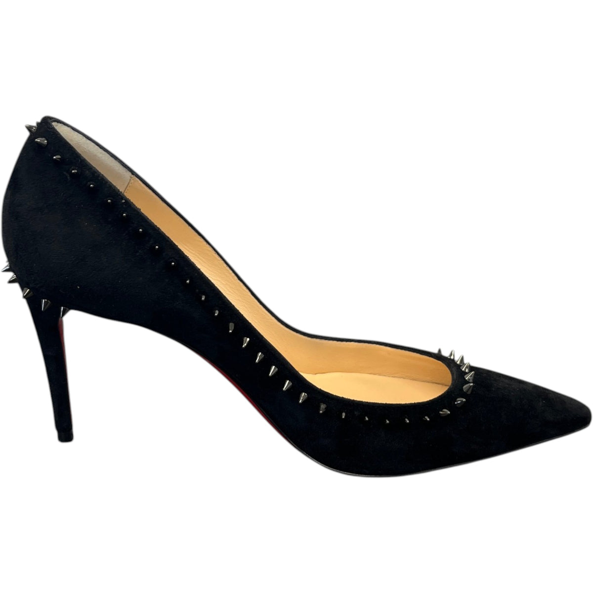Women's Anjalina 85 Veau Velours Heels Black Size UK 3.5 / EU 36.5 - Photo 4